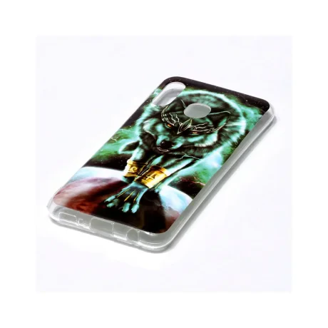 Husa Samsung Galaxy A20e Lemontti Luminous Ferocious Wolf