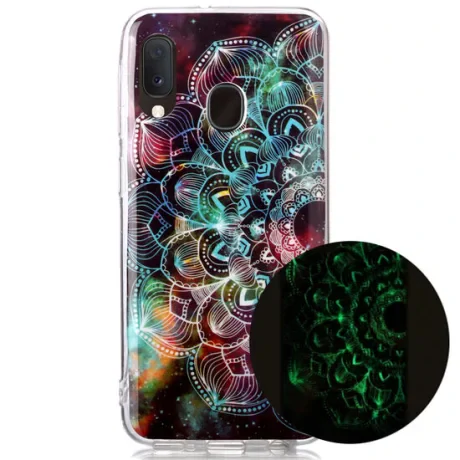 Husa Samsung Galaxy A20e Lemontti Luminous Mandala Flower