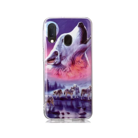 Husa Samsung Galaxy A20e Lemontti Luminous Seven Wolves