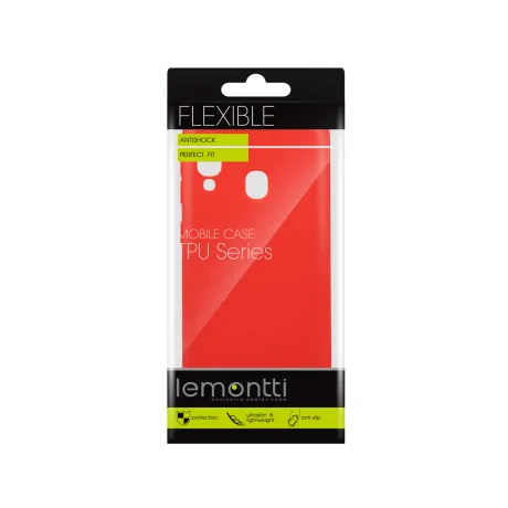 Husa Samsung Galaxy A20e Lemontti Silicon Silky Rosu