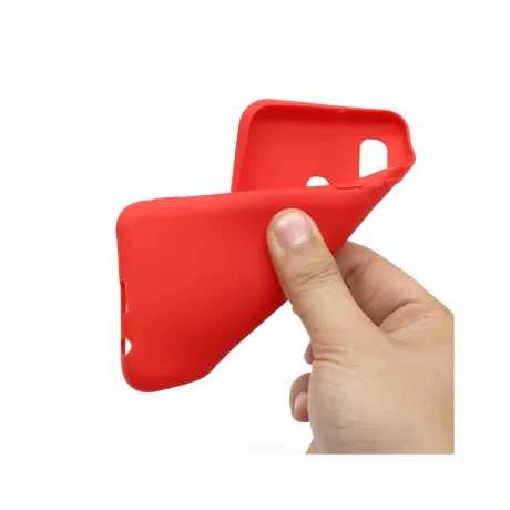 Husa Samsung Galaxy A20e Lemontti Silicon Silky Rosu