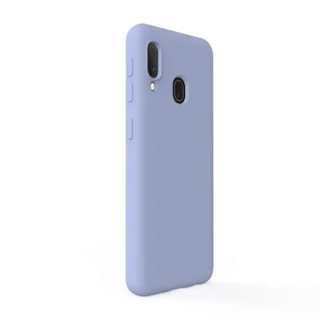 Husa Samsung Galaxy A20e Lemontti Silicon Soft Slim Lavender Gray