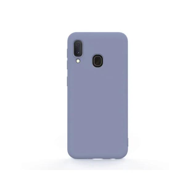 Husa Samsung Galaxy A20e Lemontti Silicon Soft Slim Lavender Gray