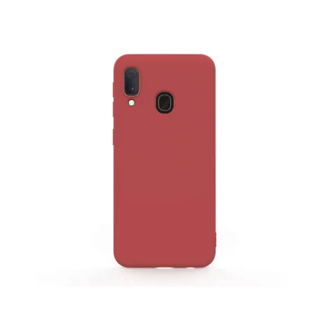 Husa Samsung Galaxy A20e Lemontti Silicon Soft Slim Santa Red