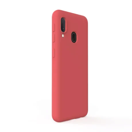 Husa Samsung Galaxy A20e Lemontti Silicon Soft Slim Santa Red