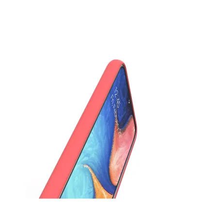 Husa Samsung Galaxy A20e Lemontti Silicon Soft Slim Santa Red