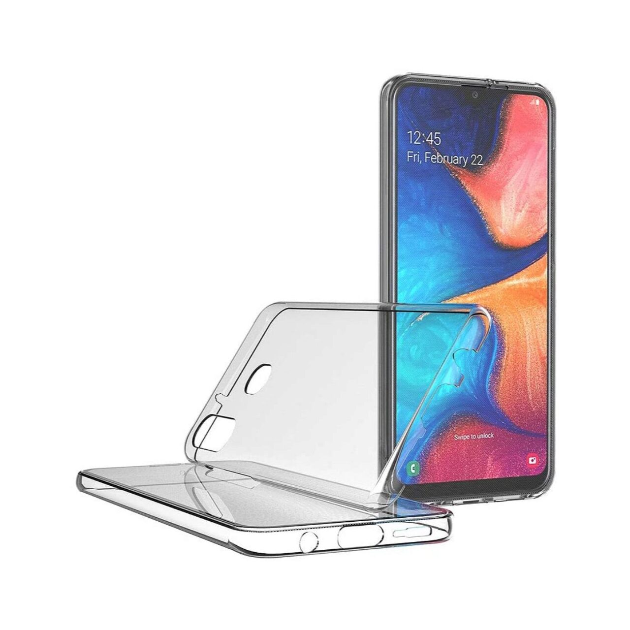 Husa Samsung Galaxy A20e Lemontti Silicon Transparent thumb