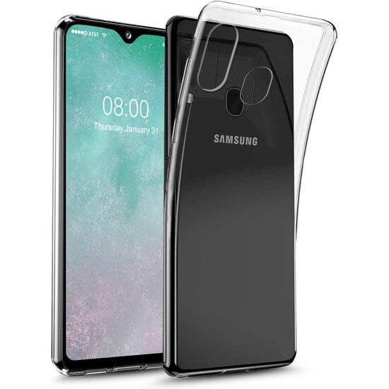 Husa Samsung Galaxy A20e Lemontti Silicon Transparent thumb