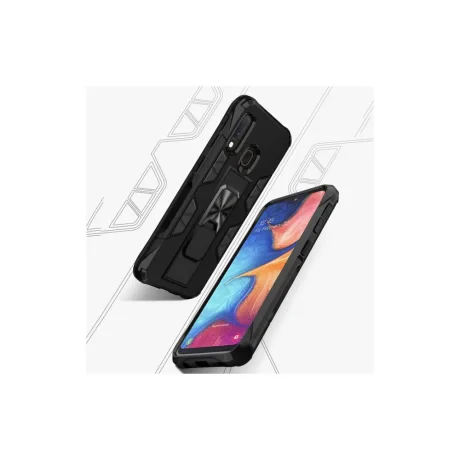 Husa Samsung Galaxy A20e Lemontti Soldier Armor Red