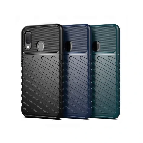 Husa Samsung Galaxy A20e Lemontti Thunder Albastru