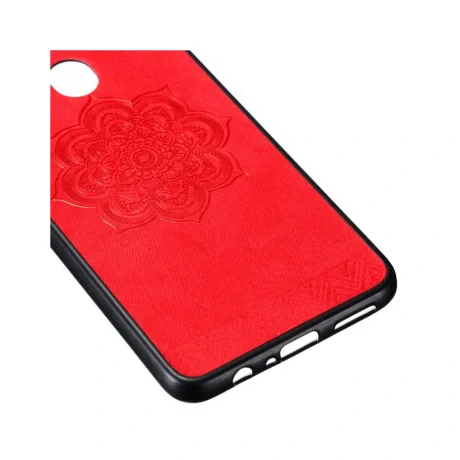 Husa Samsung Galaxy A20s Lemontti Rose Mandala Pattern Red
