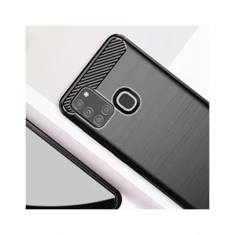 Husa Samsung Galaxy A21s Lemontti Carbon Negru
