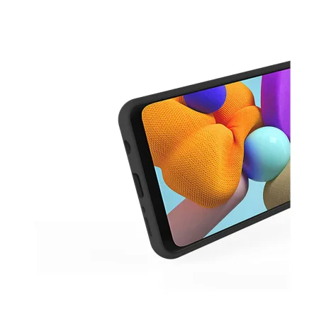 Husa Samsung Galaxy A21s Lemontti Liquid Silicon Black