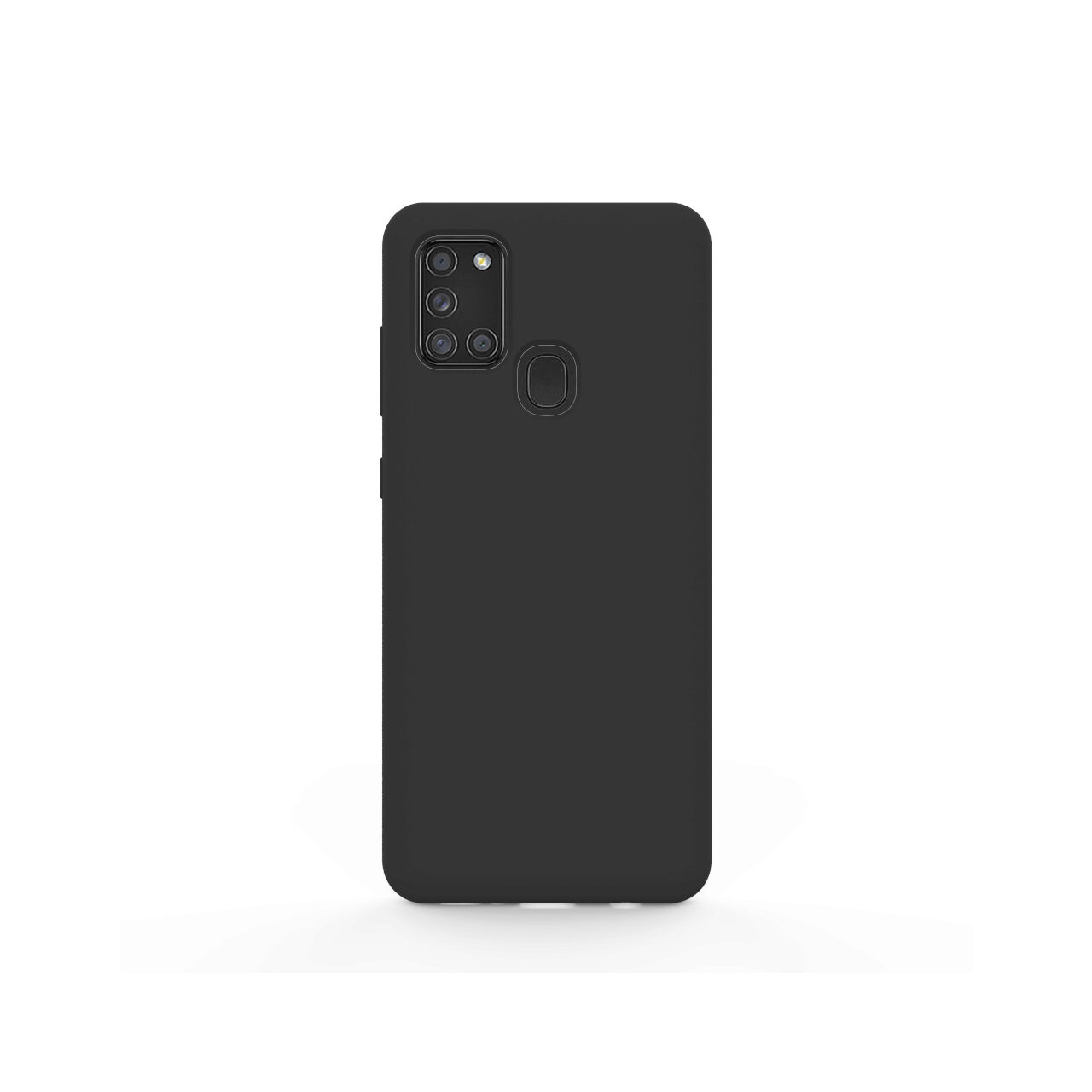 Husa Samsung Galaxy A21s Lemontti Liquid Silicon Black thumb