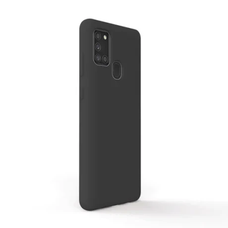 Husa Samsung Galaxy A21s Lemontti Liquid Silicon Black