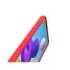 Husa Samsung Galaxy A21s Lemontti Liquid Silicon Red