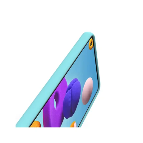 Husa Samsung Galaxy A21s Lemontti Liquid Silicon Tiffany Blue