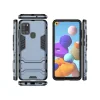 Husa Samsung Galaxy A21s Lemontti Shockproof Case Navy