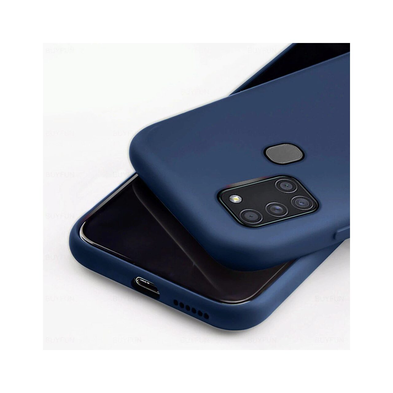 Husa Samsung Galaxy A21s Lemontti Silicon Albastru thumb