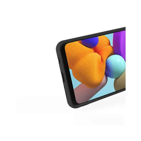 Husa Samsung Galaxy A21s Lemontti Silicon Soft Slim Black