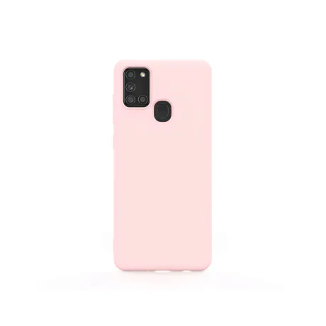 Husa Samsung Galaxy A21s Lemontti Silicon Soft Slim Pink Sand