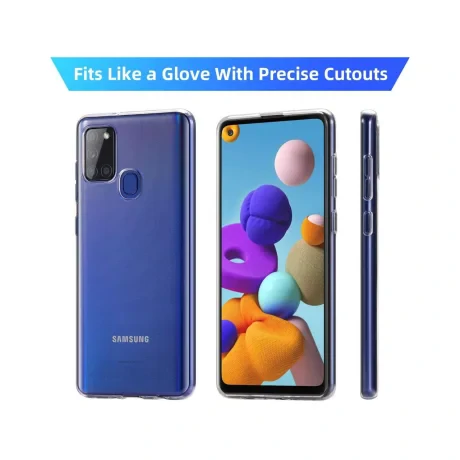 Husa Samsung Galaxy A21s Lemontti Silicon Transparent