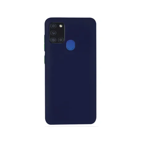 Husa Samsung Galaxy A21s Lemontti Solid Silicone Bleumarin