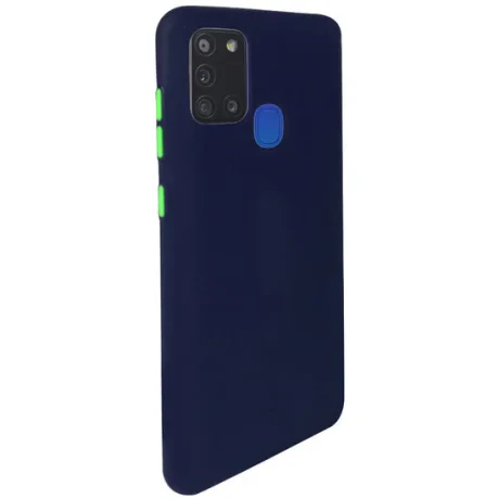 Husa Samsung Galaxy A21s Lemontti Solid Silicone Bleumarin