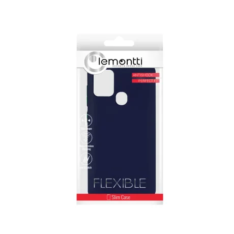 Husa Samsung Galaxy A21s Lemontti Solid Silicone Bleumarin