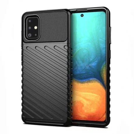 Husa Samsung Galaxy A21s Lemontti Thunder Negru
