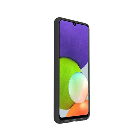 Husa Samsung Galaxy A22 4G Lemontti Silicon Silky Negru