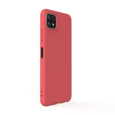 Husa Samsung Galaxy A22 5G Lemontti Silicon Soft Slim Santa Red