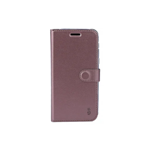 Husa Samsung Galaxy A3 (2017) Lemontti Book Metalic Rose Gold