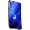 Husa Samsung Galaxy A30 Lemontti Electroplated Edge Blue Light Glass Star Elk
