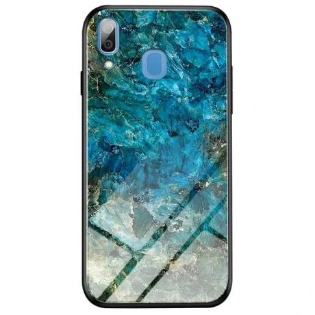Husa Samsung Galaxy A30 Lemontti Glass Case Emerald