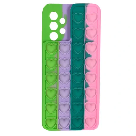Husa Samsung Galaxy A32 4G Lemontti Heart Pop it Multicolor 5