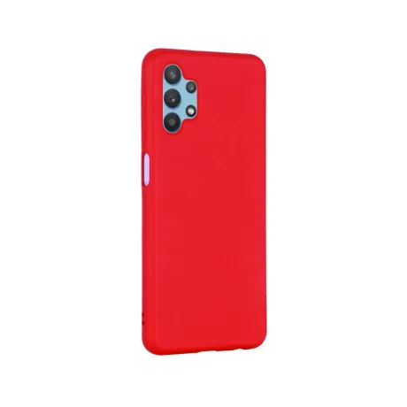 Husa Samsung Galaxy A32 5G Lemontti Silicon Silky Rosu
