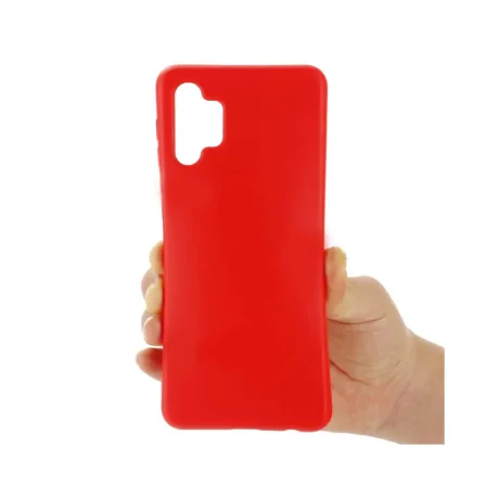Husa Samsung Galaxy A32 5G Lemontti Silicon Silky Rosu