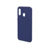 Husa Samsung Galaxy A40 Lemontti Silicon Silky Albastru Inchis