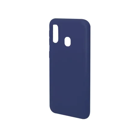Husa Samsung Galaxy A40 Lemontti Silicon Silky Albastru Inchis