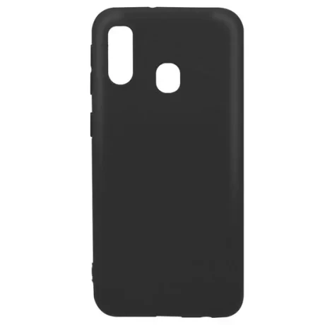 Husa Samsung Galaxy A40 Lemontti Silicon Silky Negru