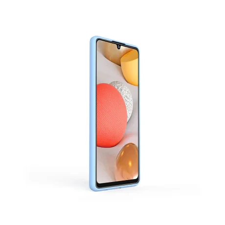 Husa Samsung Galaxy A42 Lemontti Silicon Soft Slim Light Blue