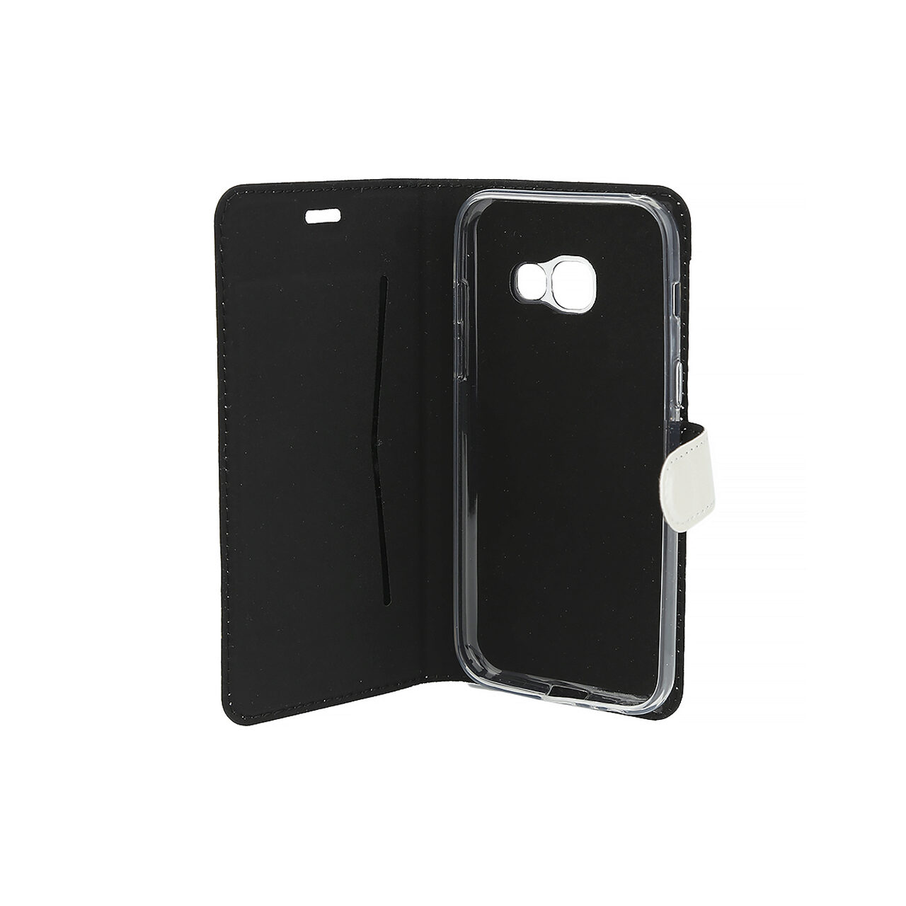 Husa Samsung Galaxy A5 (2017) Lemontti Book Metalic Alb thumb