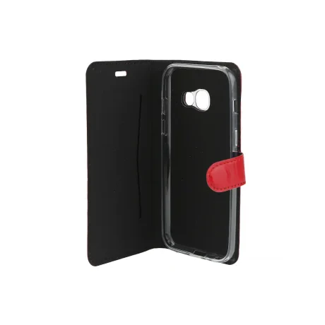 Husa Samsung Galaxy A5 (2017) Lemontti Book Metalic Rosu