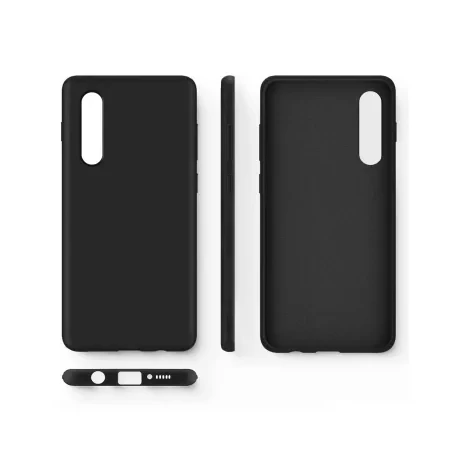 Husa Samsung Galaxy A50s / A30s / A50 Lemontti Liquid Silicon Black