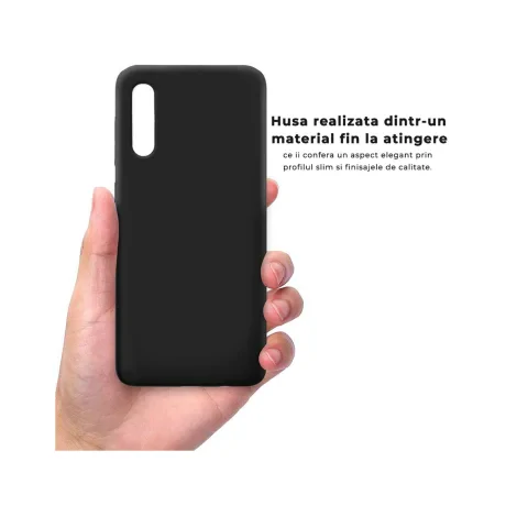 Husa Samsung Galaxy A50s / A30s / A50 Lemontti Liquid Silicon Black