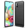 Husa Samsung Galaxy A51 4G Lemontti Carbon Case Flexible Negru