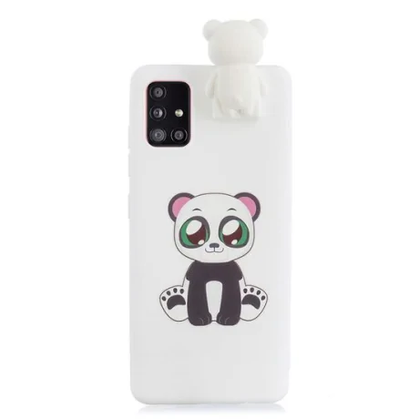 Husa Samsung Galaxy A51 4G Lemontti Cartoon Bracket Panda