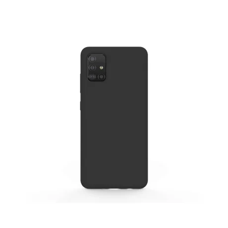 Husa Samsung Galaxy A51 4G Lemontti Liquid Silicon Black