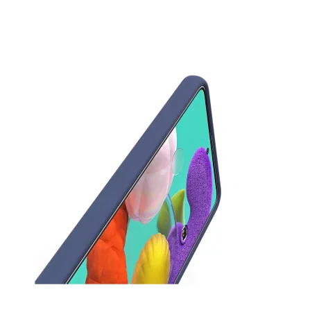 Husa Samsung Galaxy A51 4G Lemontti Liquid Silicon Dark Blue